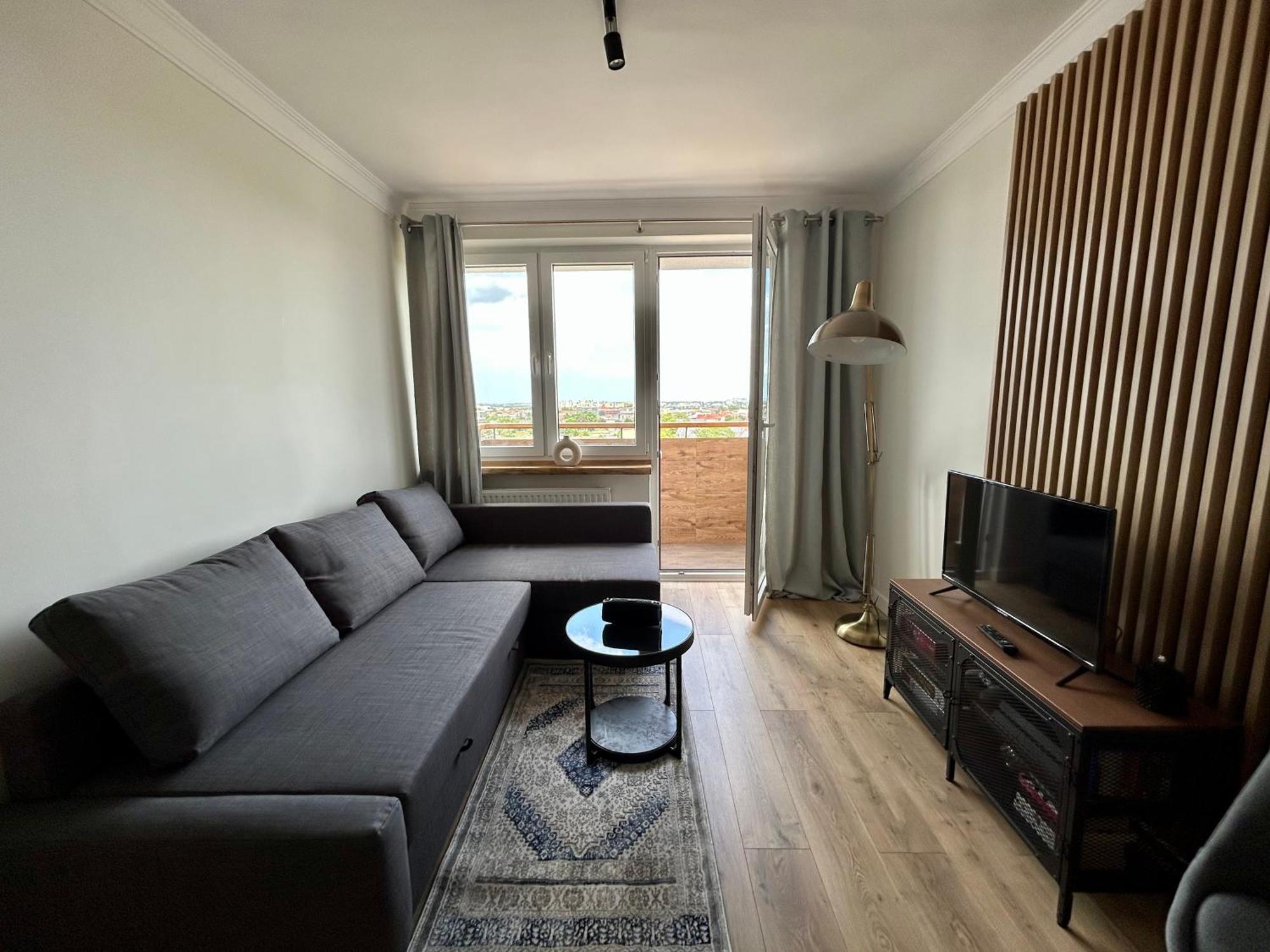 Apartament Z Widokiem Na Gdansk I Zatoke Free & Priv Parking Exteriör bild
