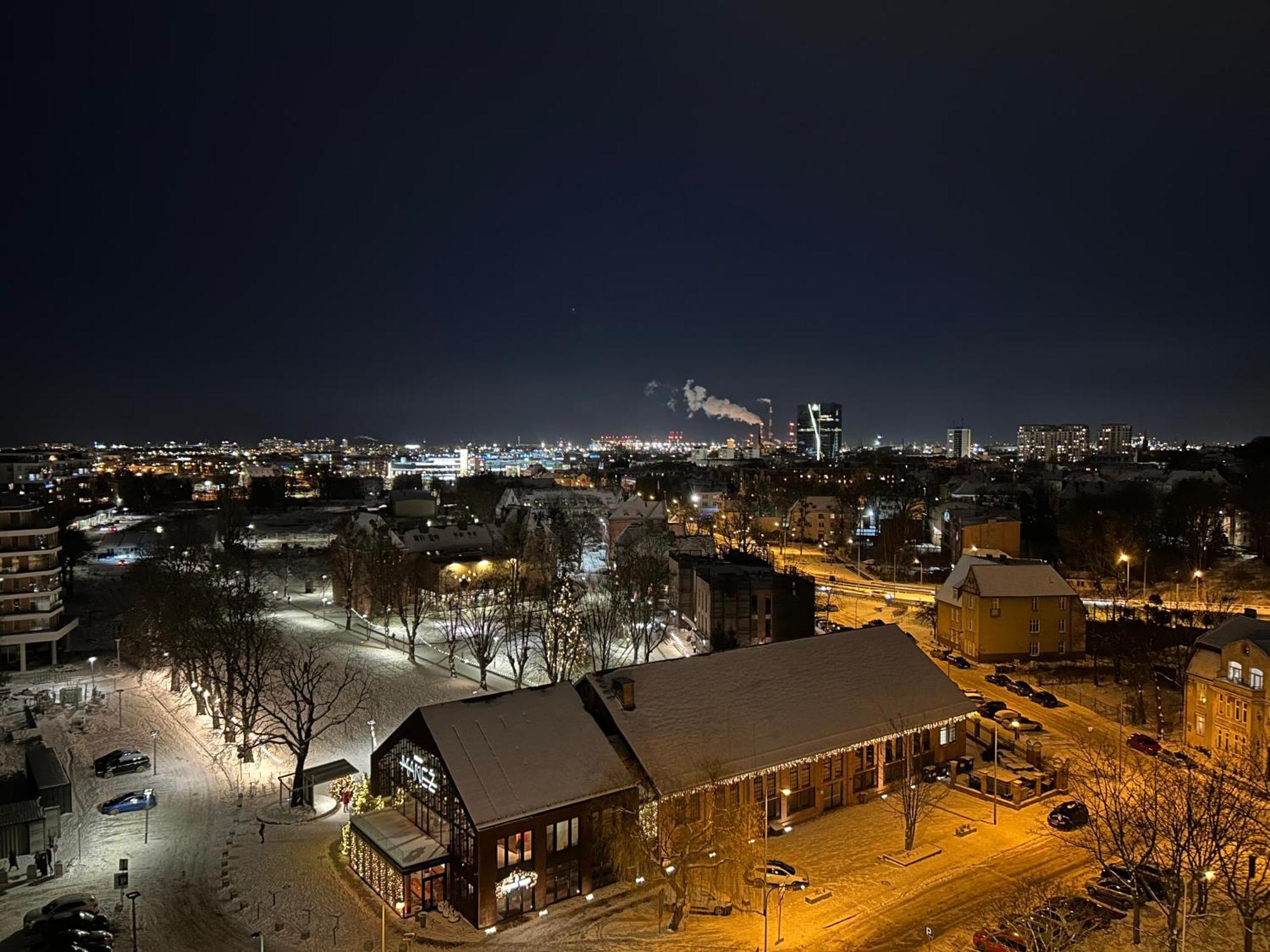 Apartament Z Widokiem Na Gdansk I Zatoke Free & Priv Parking Exteriör bild